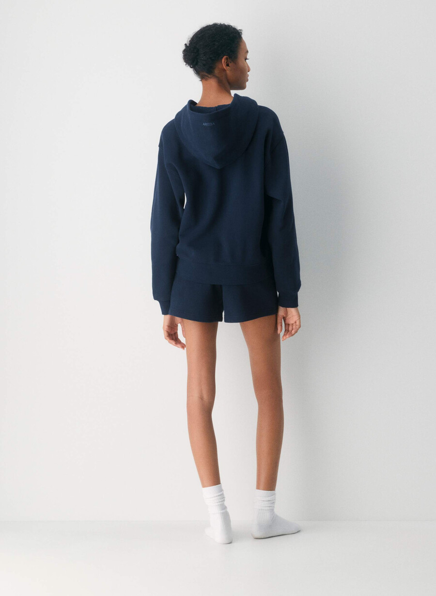 cozy sweatfleece perfect zip hoodie admiral