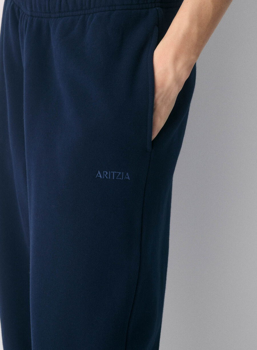 cozy sweatfleece mega straight sweatpant admiral