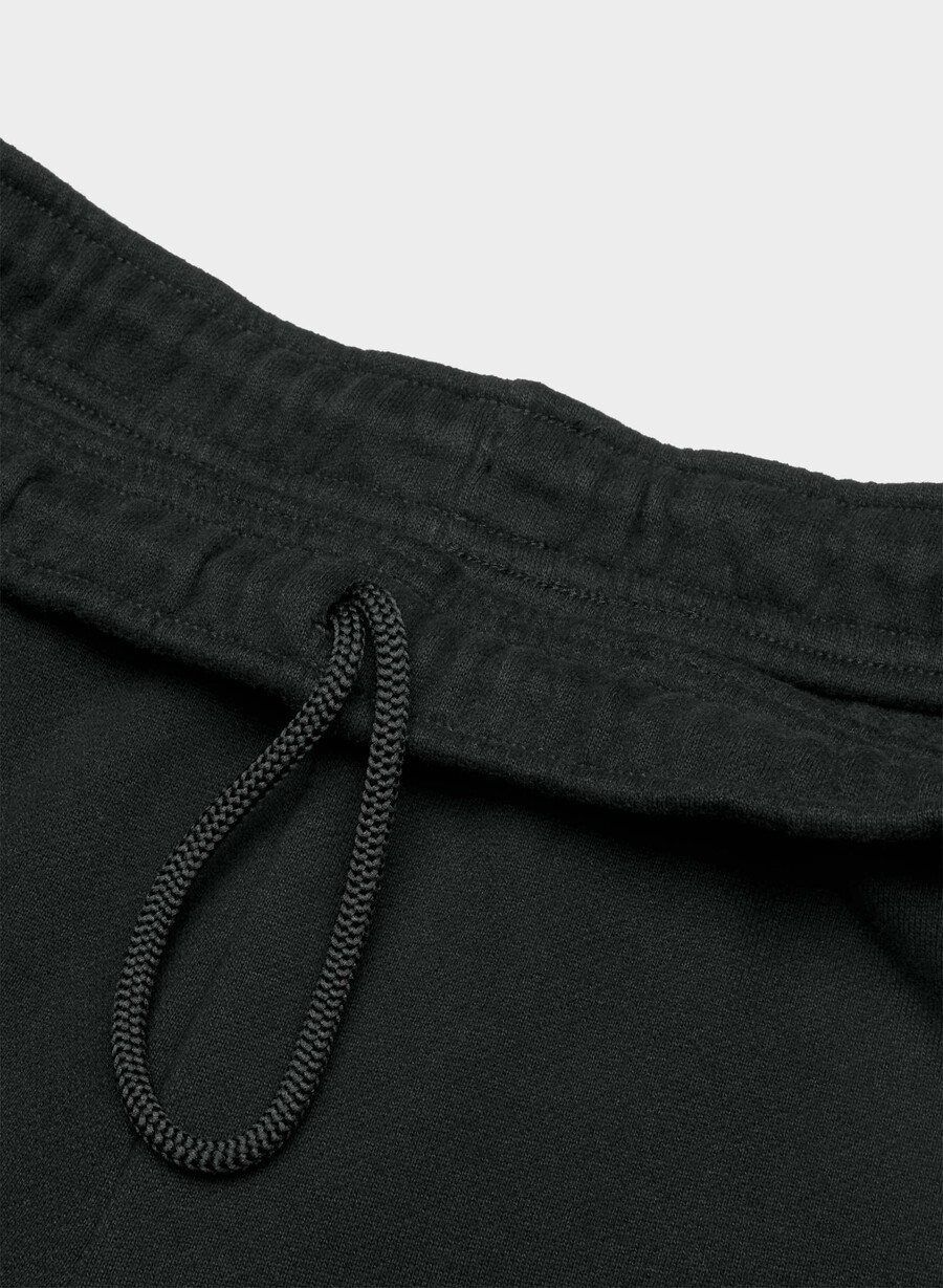 cozy sweatfleece mega straight sweatpant black