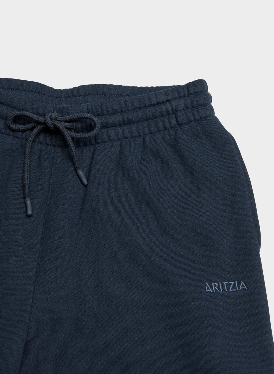 cozy sweatfleece boyfriend wide sweatpant admiral