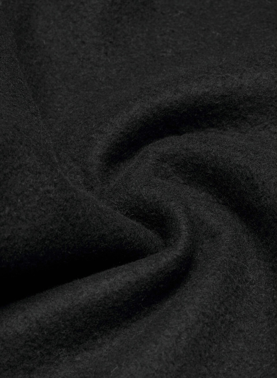 cozy sweatfleece boyfriend wide sweatpant black