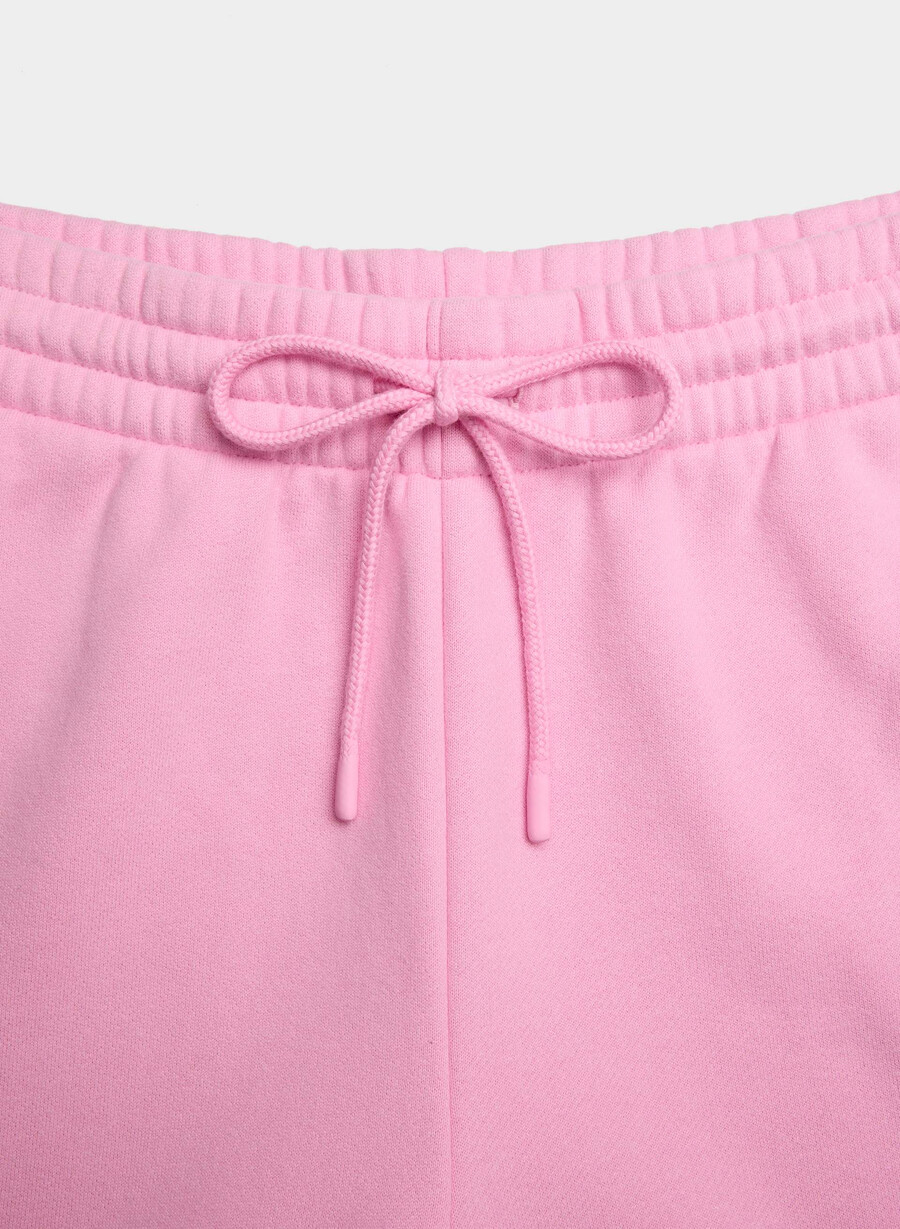 cozy sweatfleece boyfriend wide sweatpant morganite pink