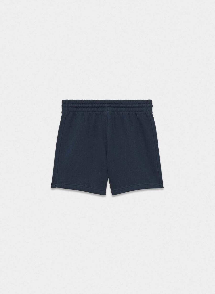cozy sweatfleece boyfriend mid-thigh short admiral