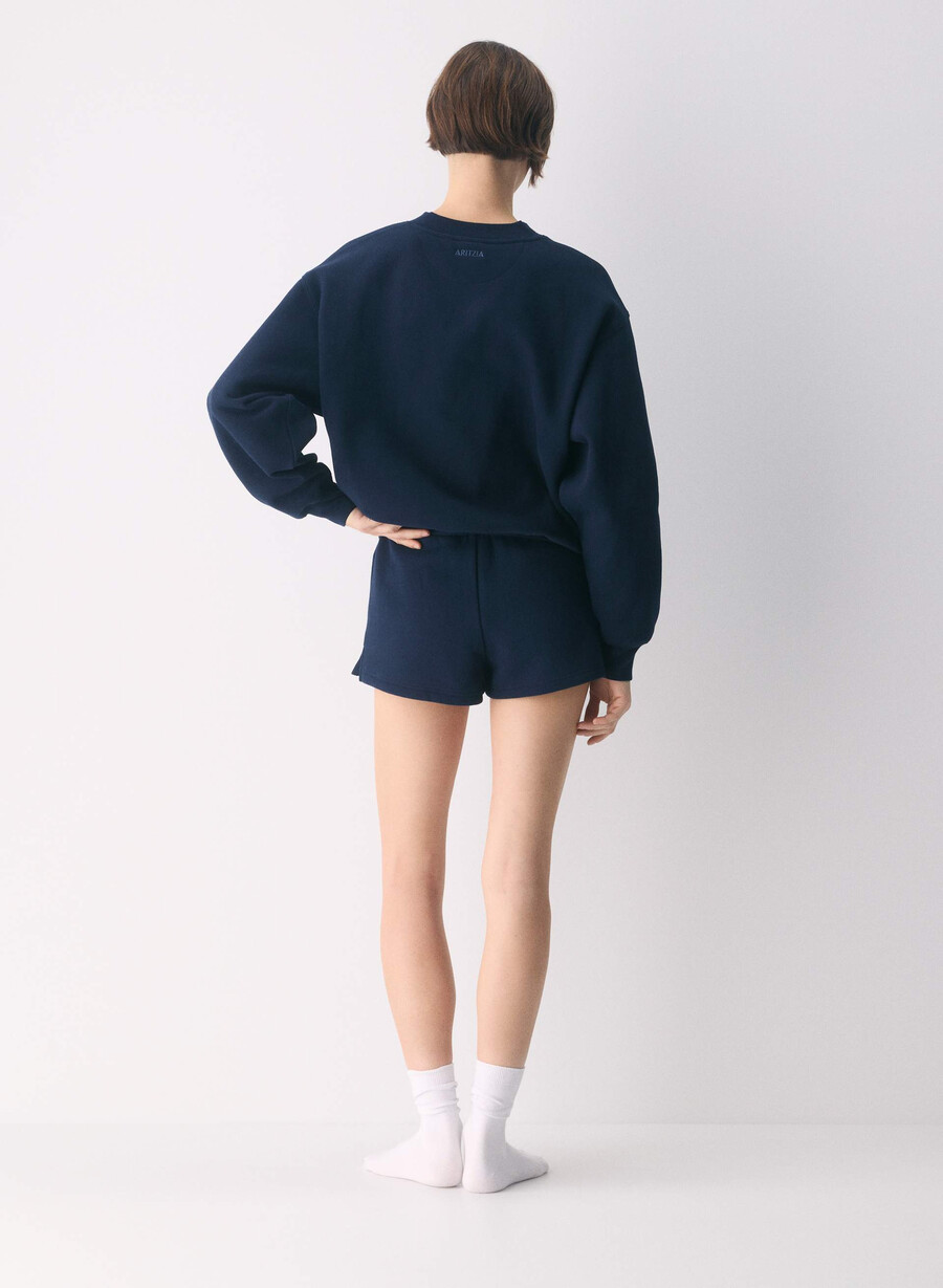 cozy sweatfleece perfect micro short admiral