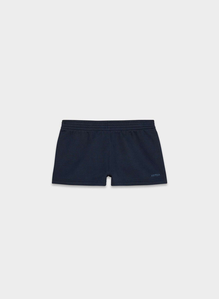 cozy sweatfleece perfect micro short admiral
