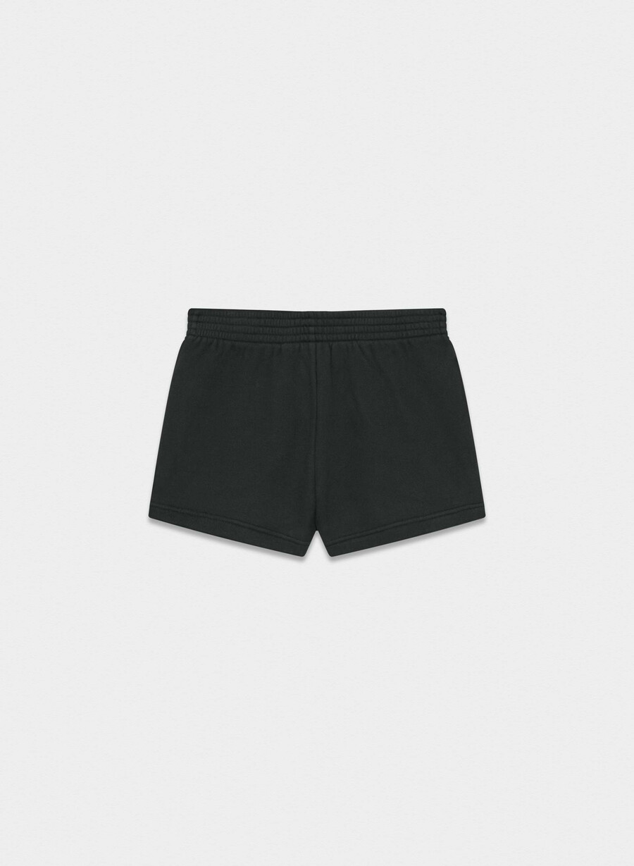 cozy sweatfleece perfect micro short black