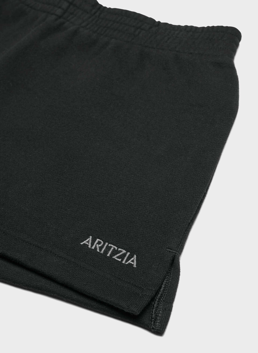 cozy sweatfleece perfect micro short black