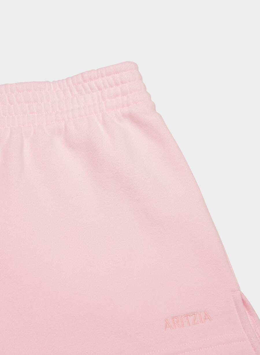 cozy sweatfleece perfect micro short villa pink