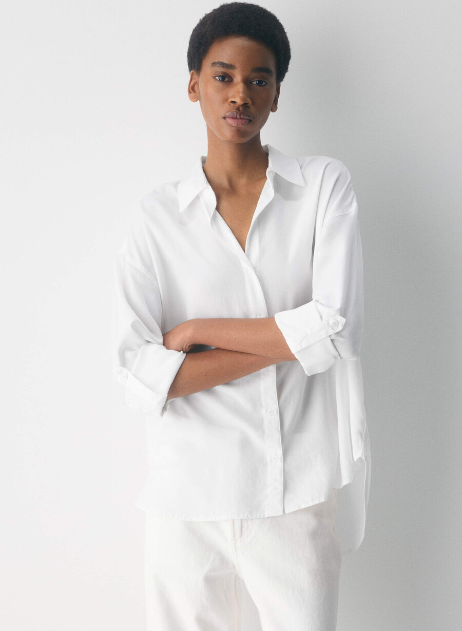 archive shirt white