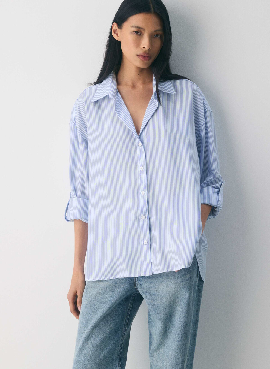 archive shirt wlsn strp crfl blwh