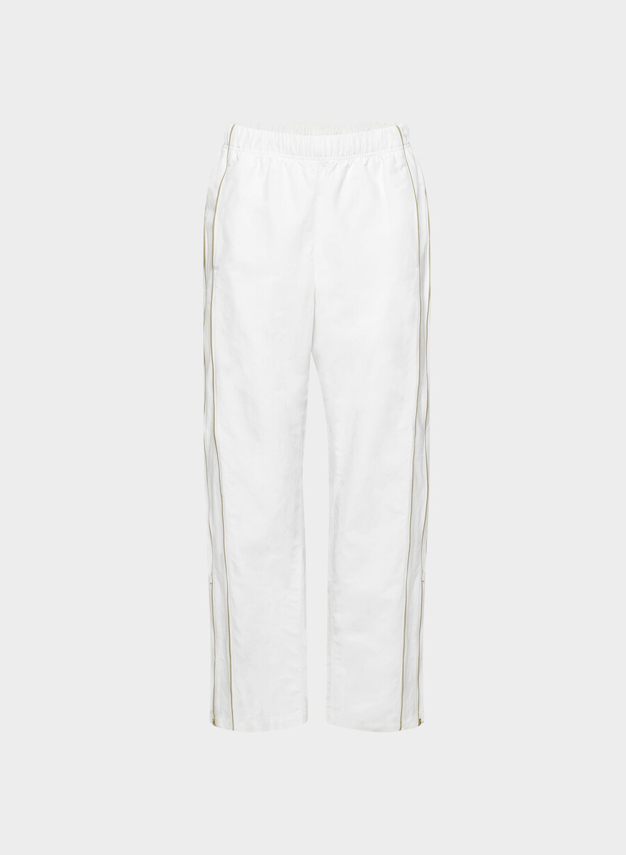 victory track pant whitegold