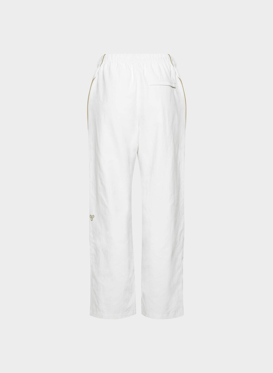 victory track pant whitegold