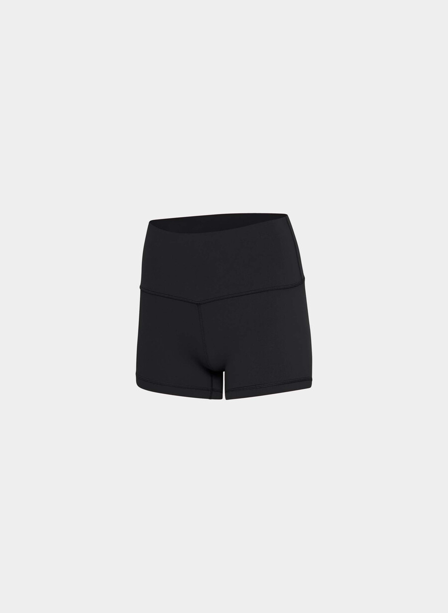 butter cheeky hi-rise 3 short black