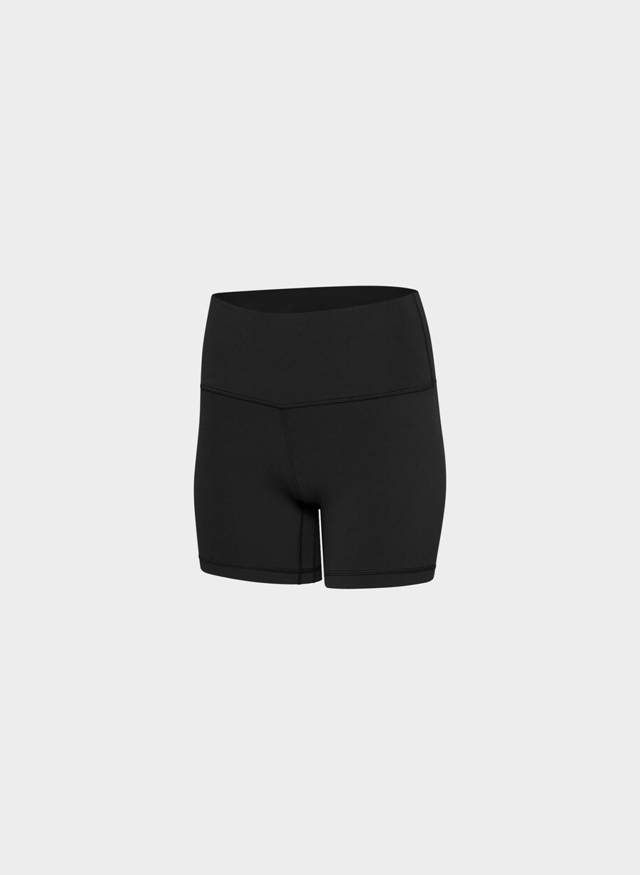 butter cheeky hi-rise 5 short black
