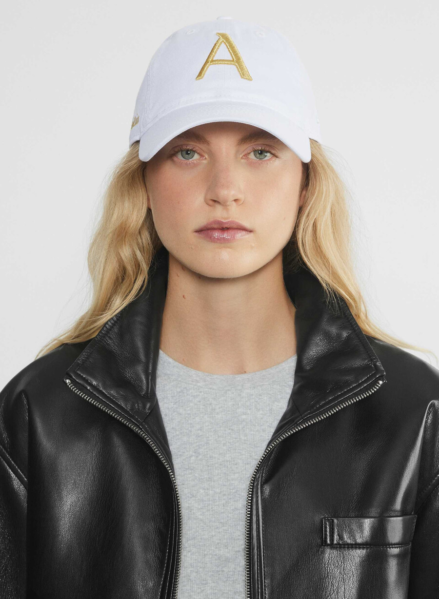 new era x aritzia 9twenty hat whitehero gold