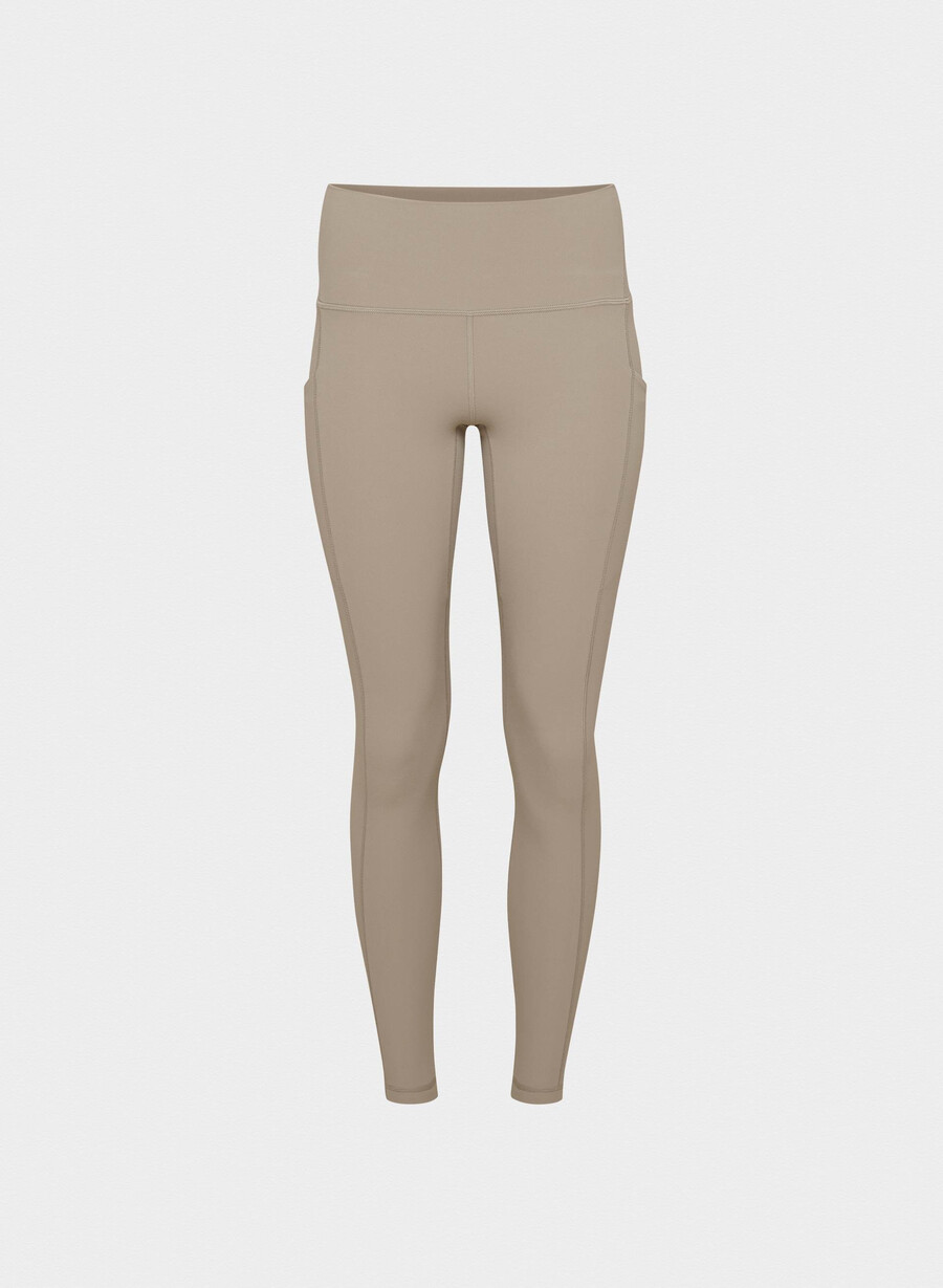 butter cheeky hi-rise pocket 26 legging nomad taupe