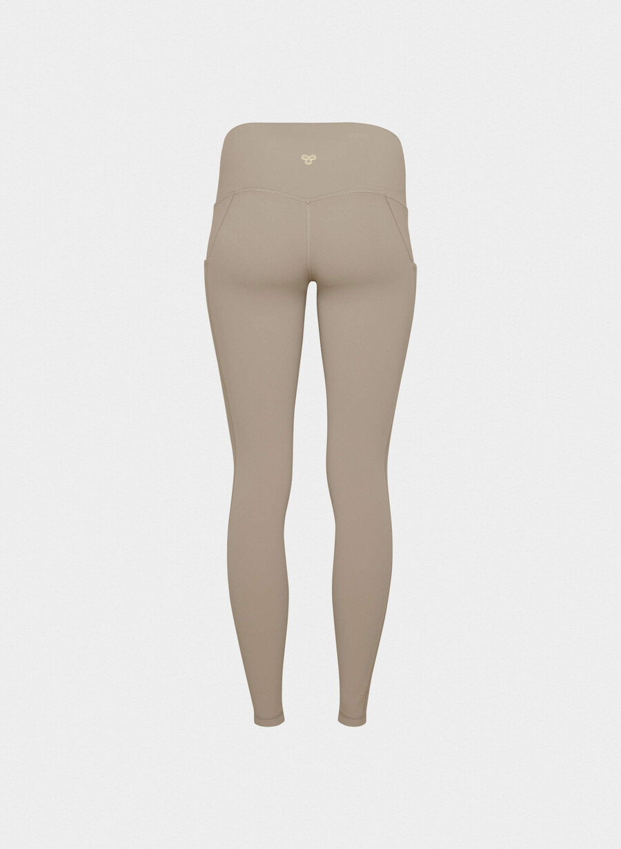 butter cheeky hi-rise pocket 26 legging nomad taupe
