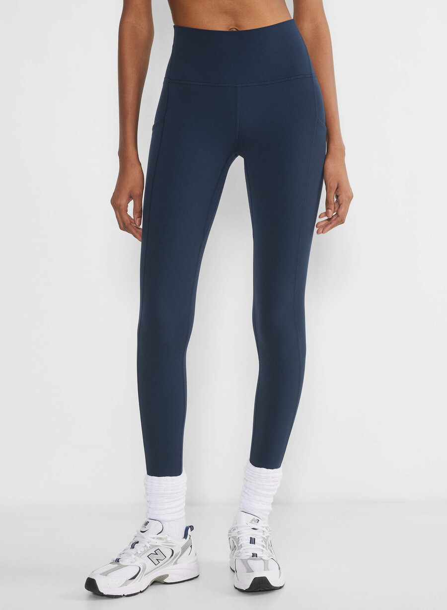 butter cheeky hi-rise pocket 26 legging nomad taupe