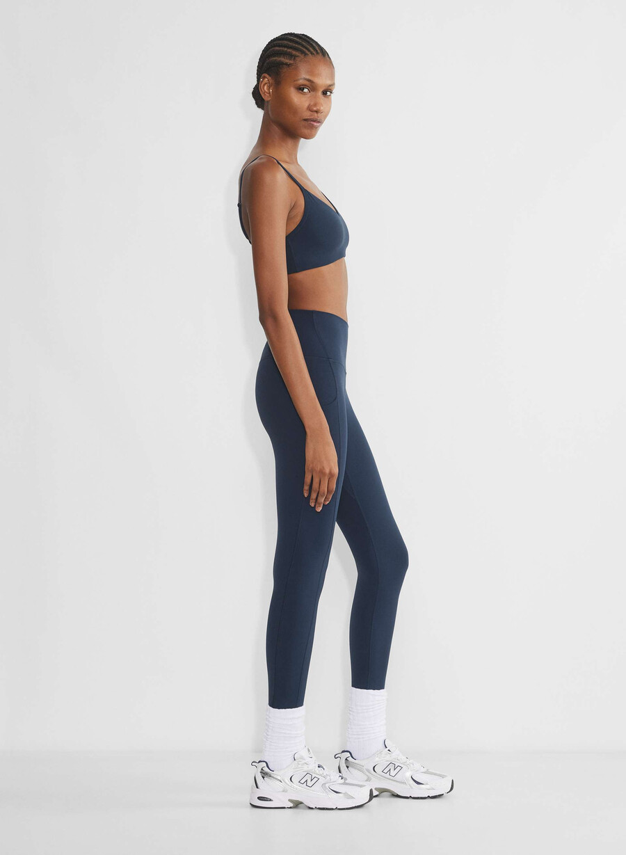 butter cheeky hi-rise pocket 26 legging nomad taupe