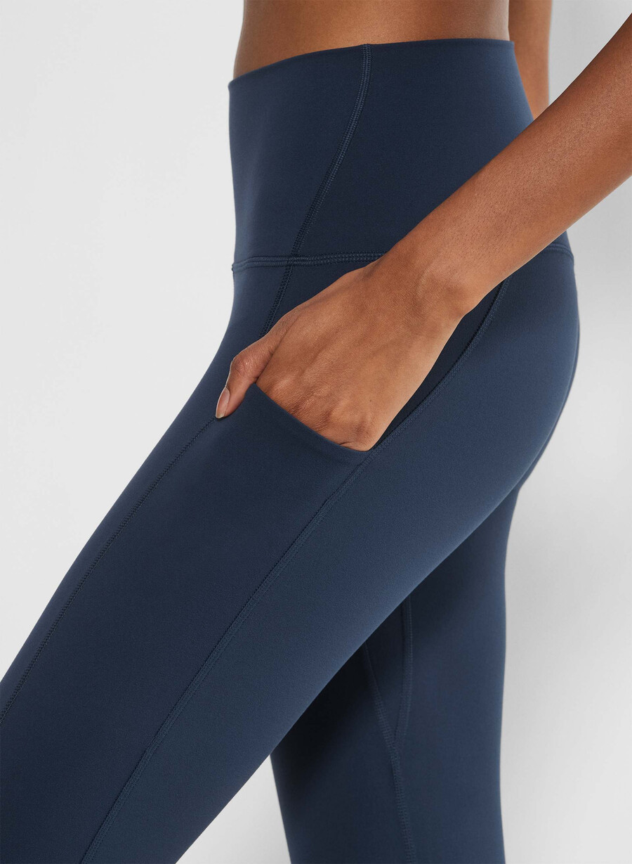 butter cheeky hi-rise pocket 26 legging nomad taupe