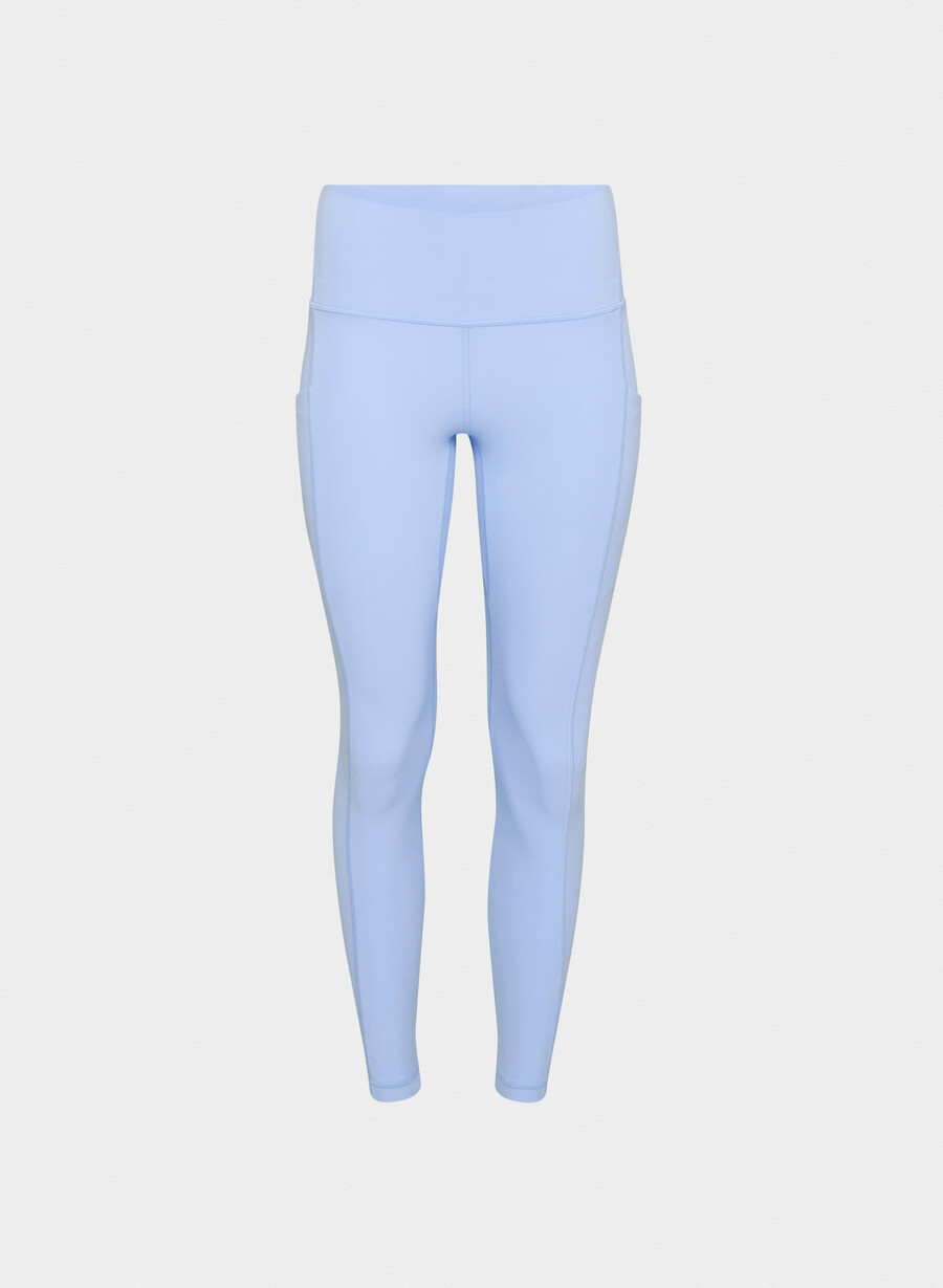 butter cheeky hi-rise pocket 26 legging dayflower blue