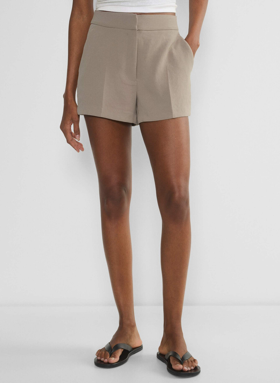 the limitless short mini - crepette nomad taupe