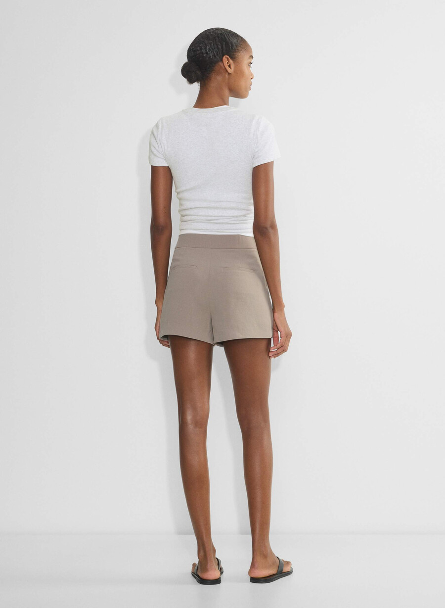 the limitless short mini - crepette nomad taupe