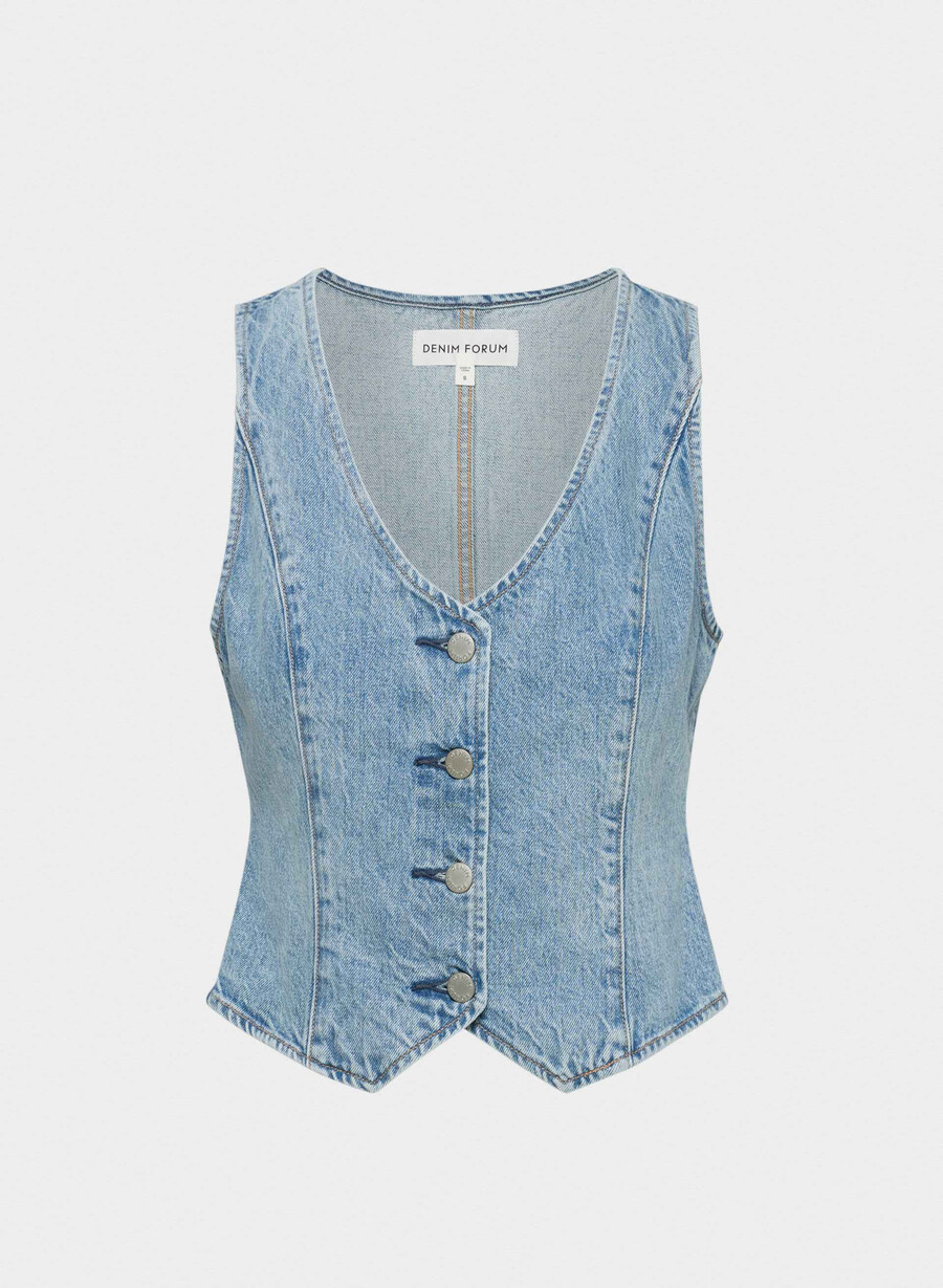 denim forum the 90s mia denim vest 7 yrs bleu taboo