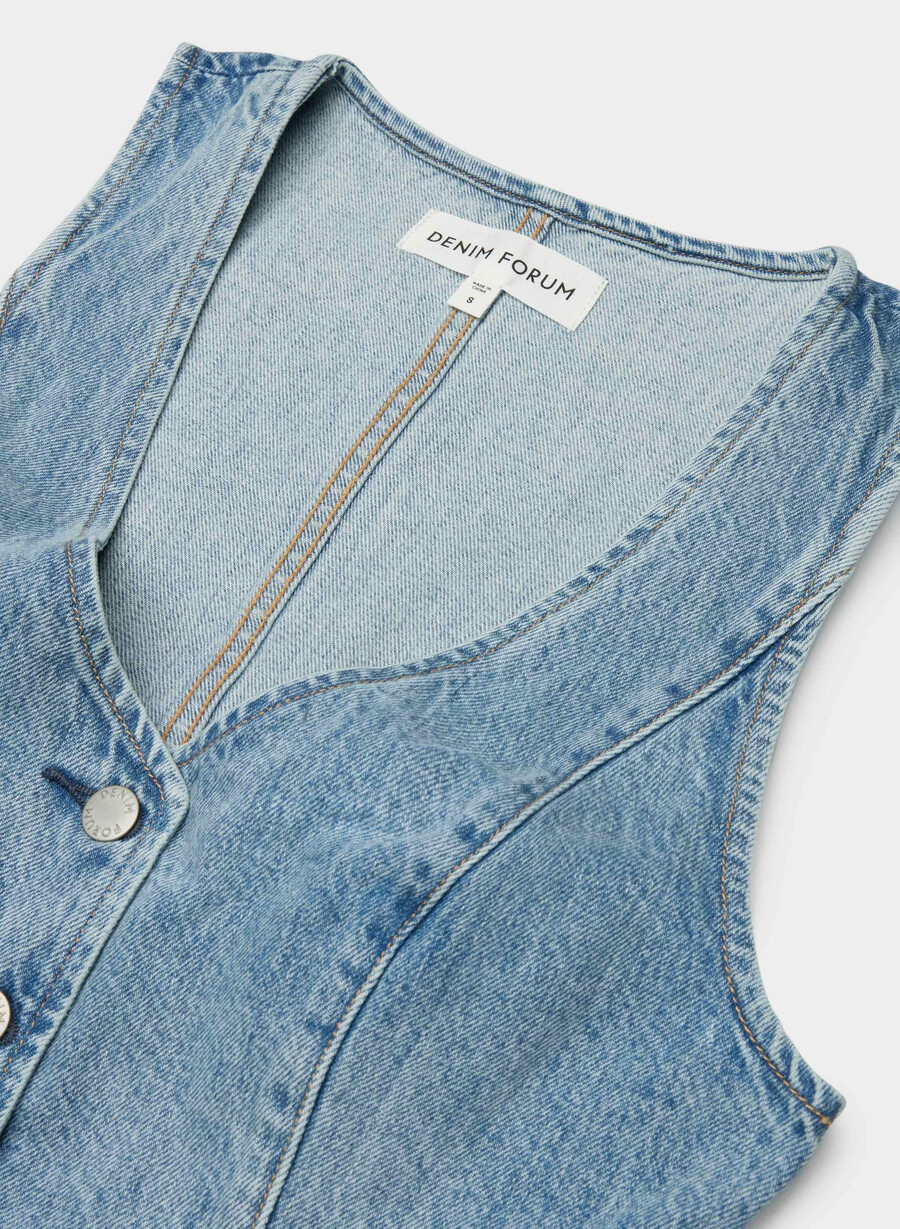 denim forum the 90s mia denim vest 7 yrs bleu taboo