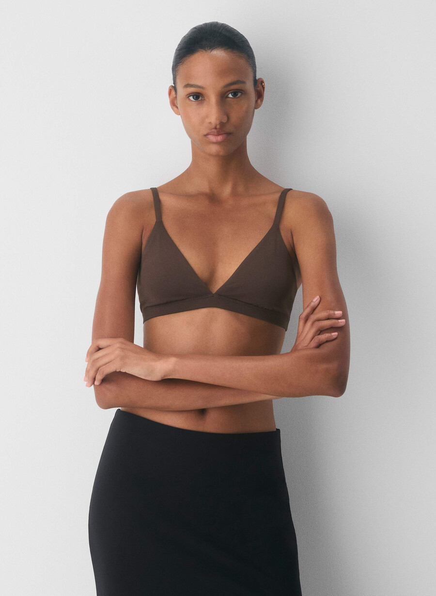 original contour amity bralette rich mocha brown