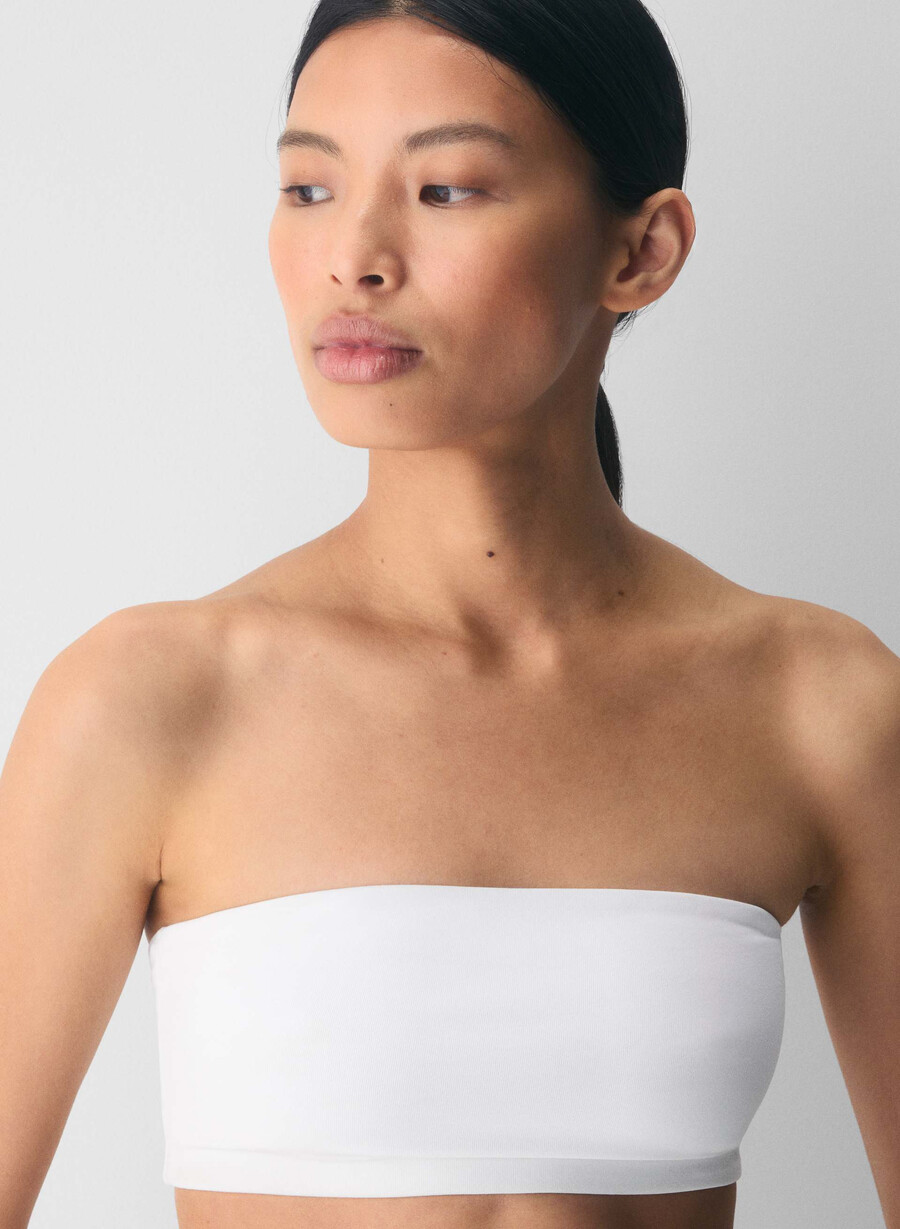 original contour sublime bandeau top bright white