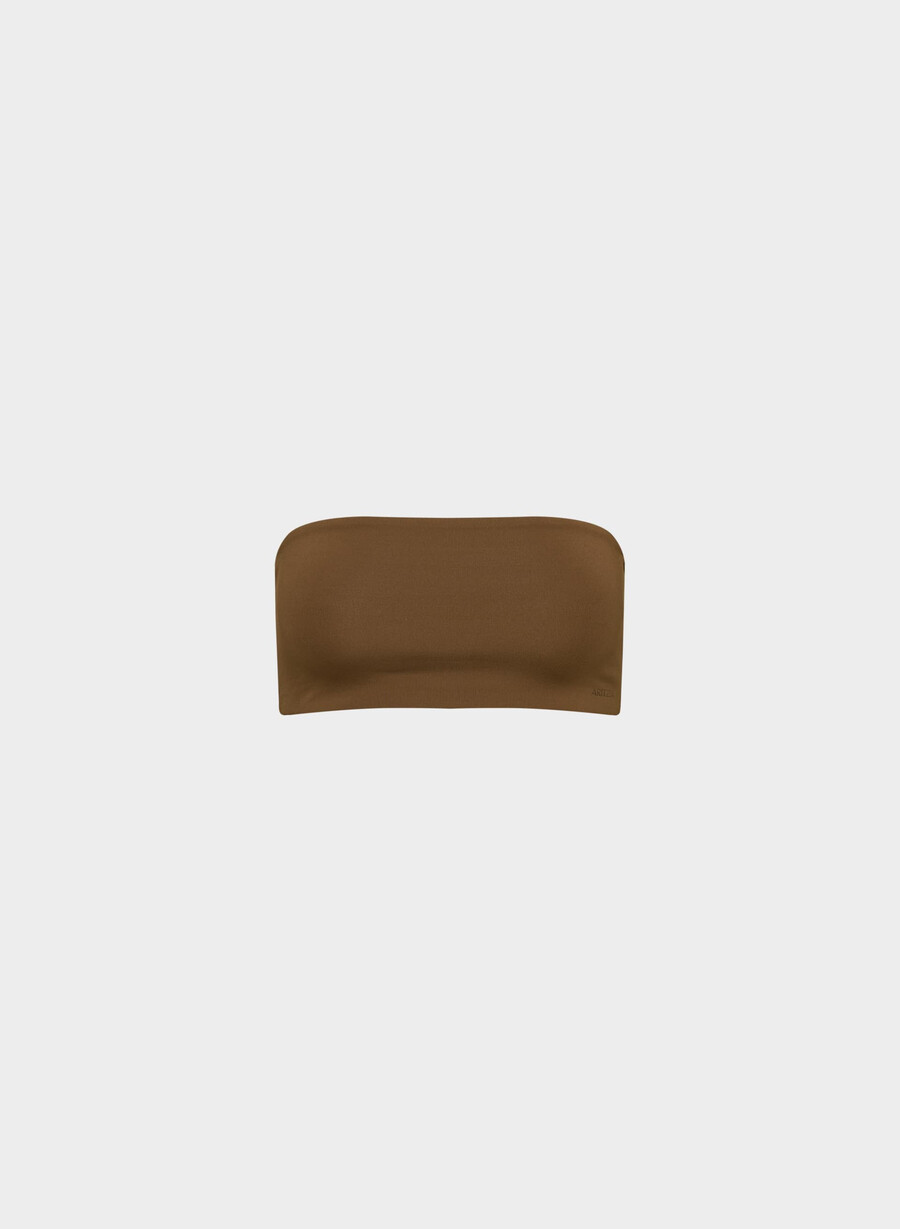 original contour sublime bandeau top chocolatier brown