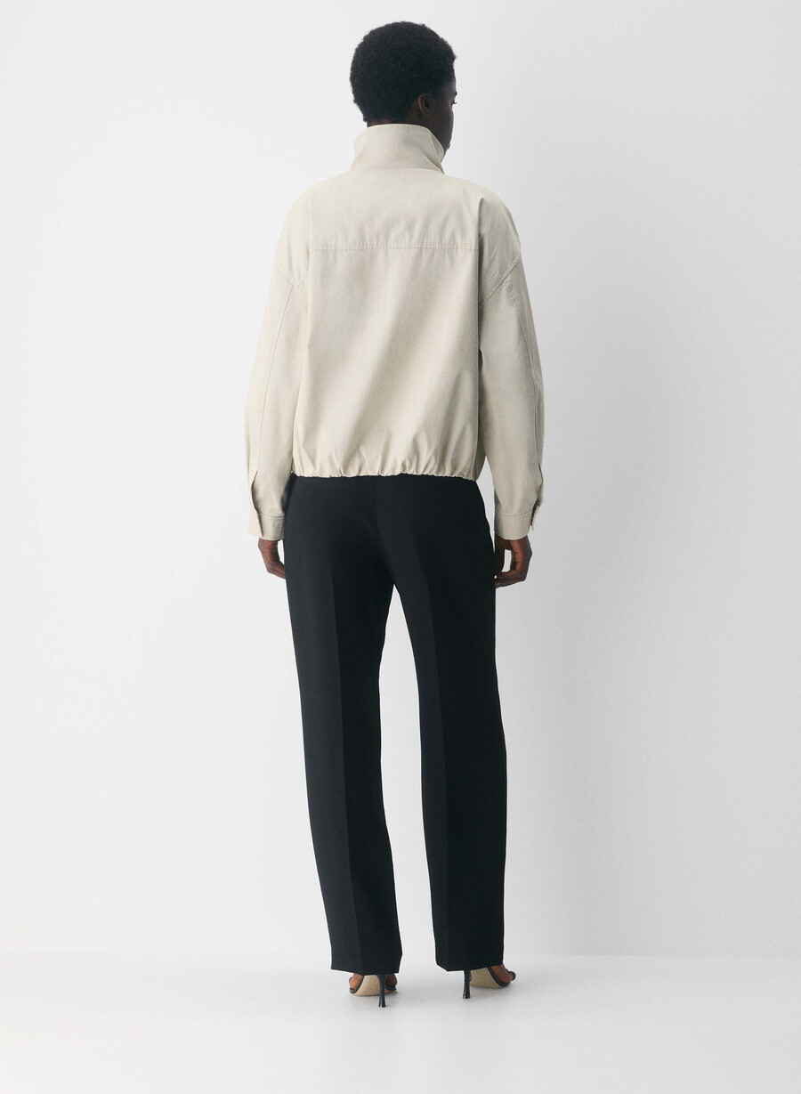 the effortless pant curve-fit - crepette black