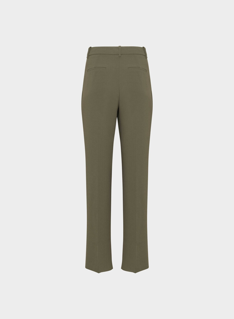 the effortless pant curve-fit - crepette dark olive