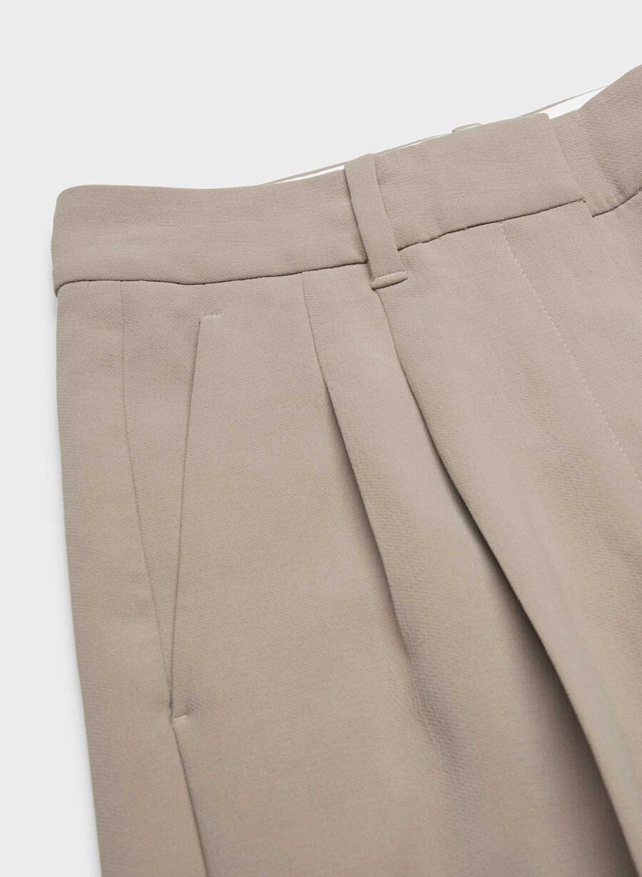 the effortless pant curve-fit - crepette nomad taupe