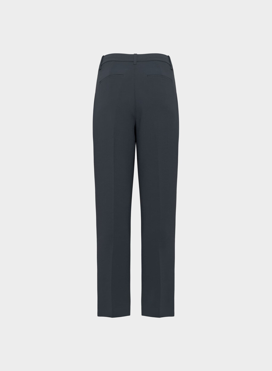 the effortless pant curve-fit - crepette dark night navy