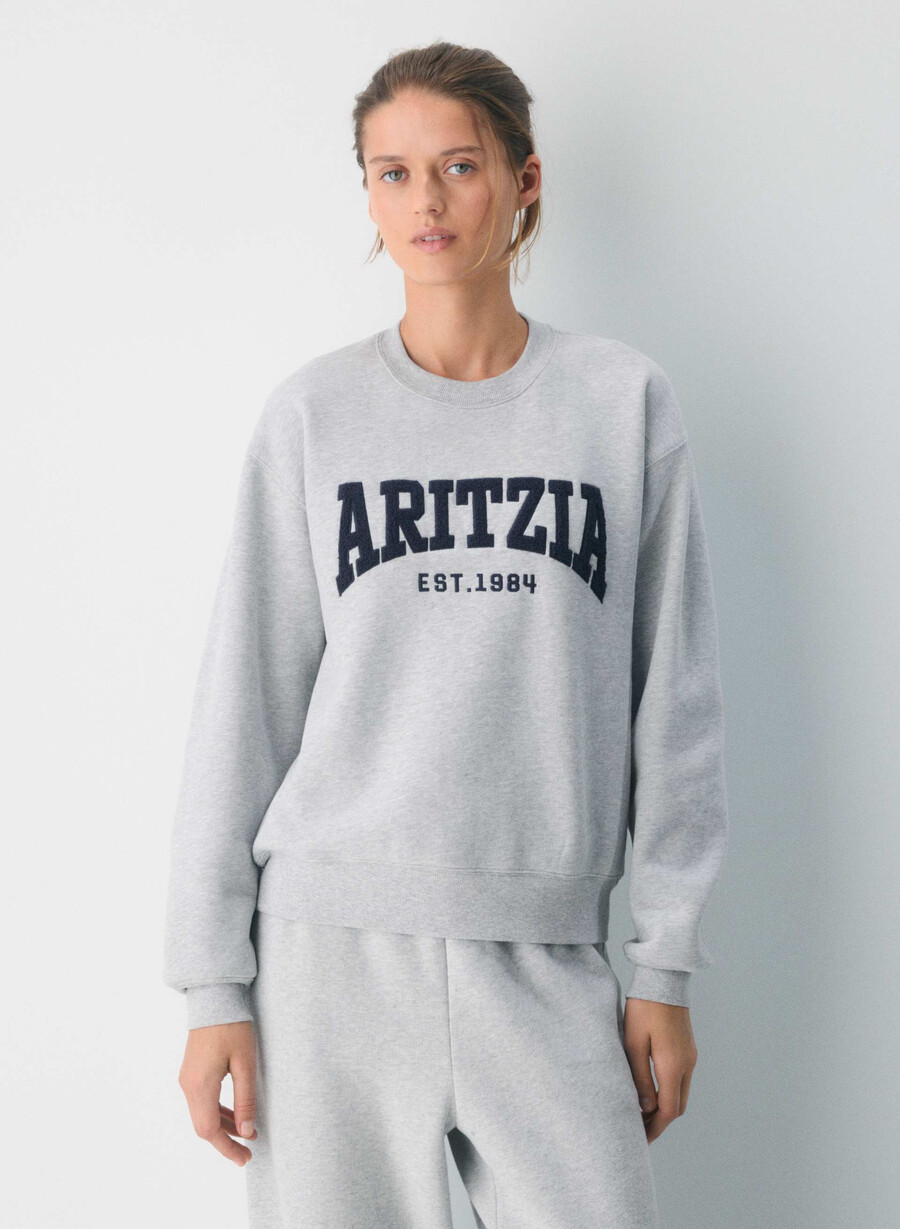 cozy sweatfleece perfect crew sweatshirt h chrome admiral