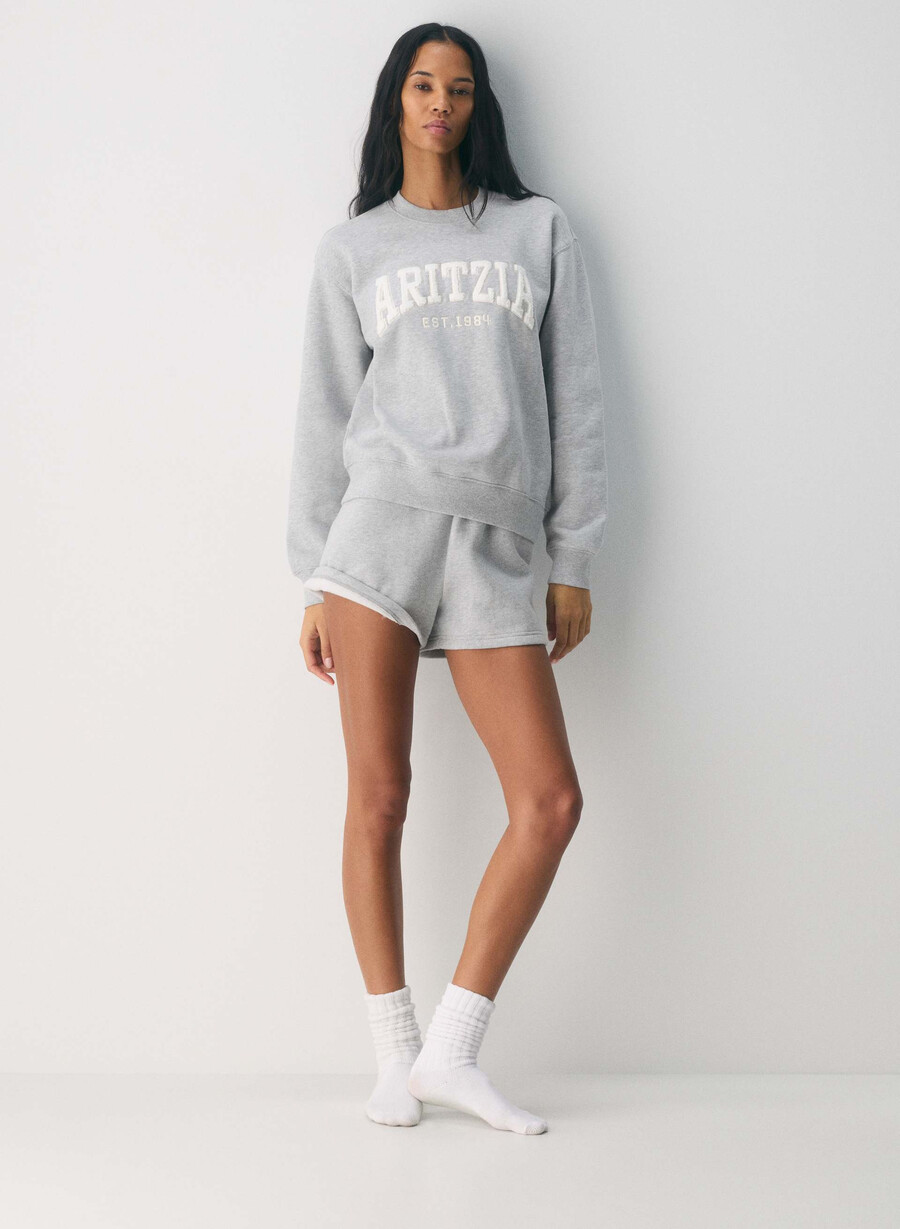 cozy sweatfleece perfect crew sweatshirt h chrome light birch