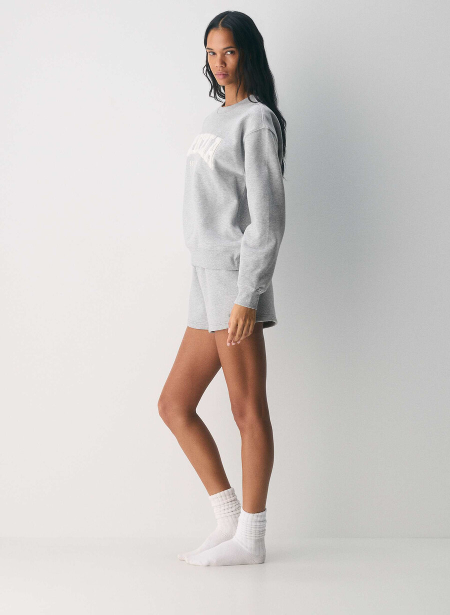 cozy sweatfleece perfect crew sweatshirt h chrome light birch