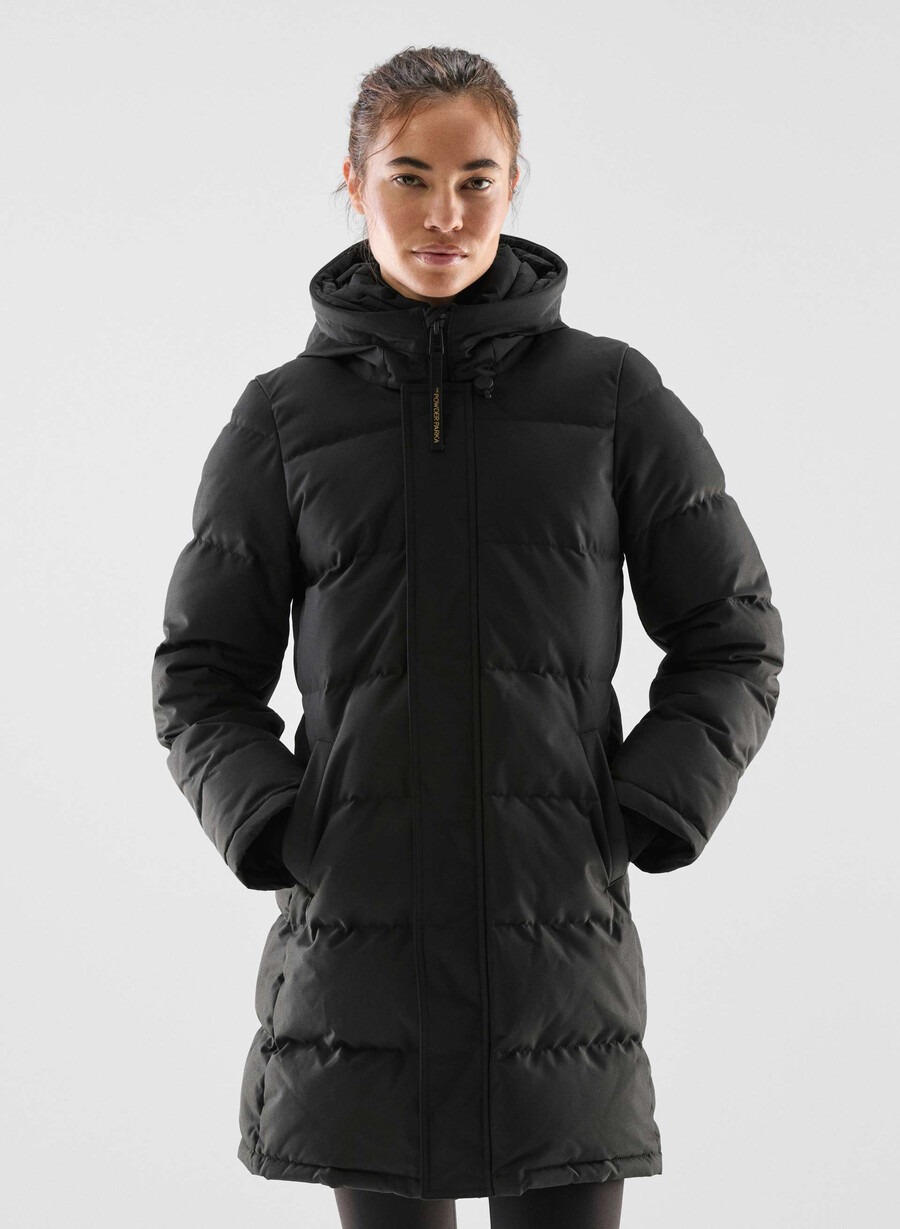 the powder parka - coldstop black