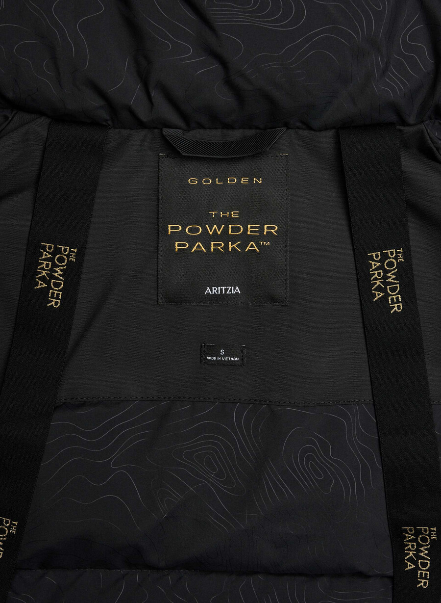 the powder parka - coldstop black