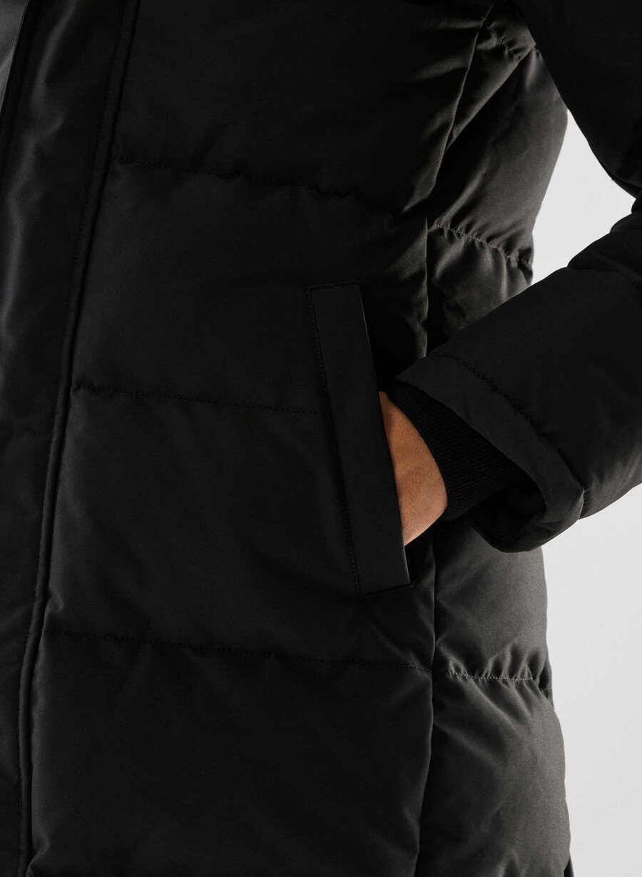 the powder parka - coldstop black
