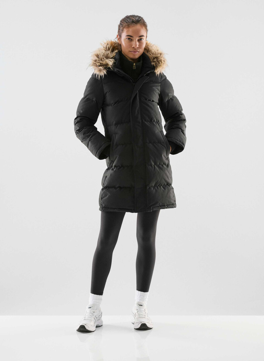 the powder parka - coldstop black