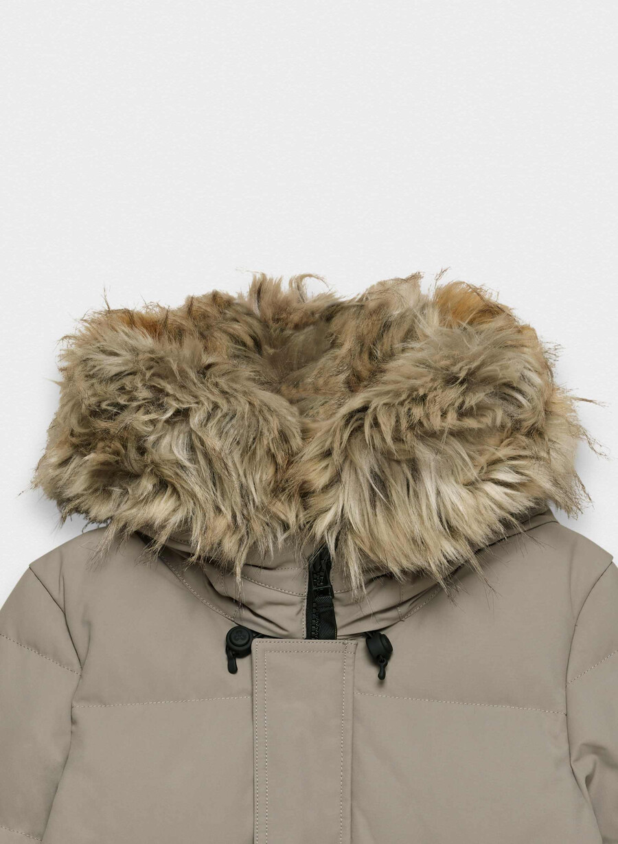 the powder parka - coldstop modern taupe