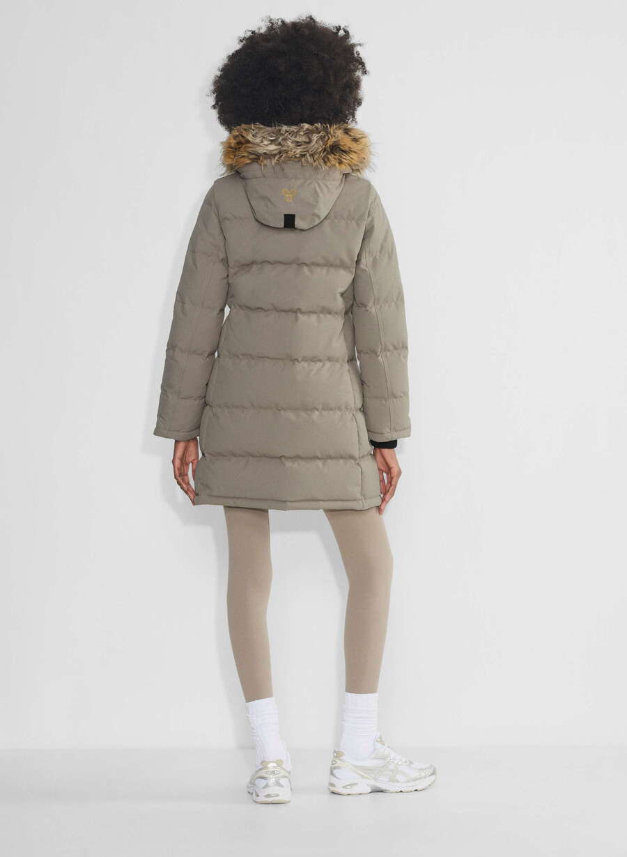 the powder parka - coldstop modern taupe