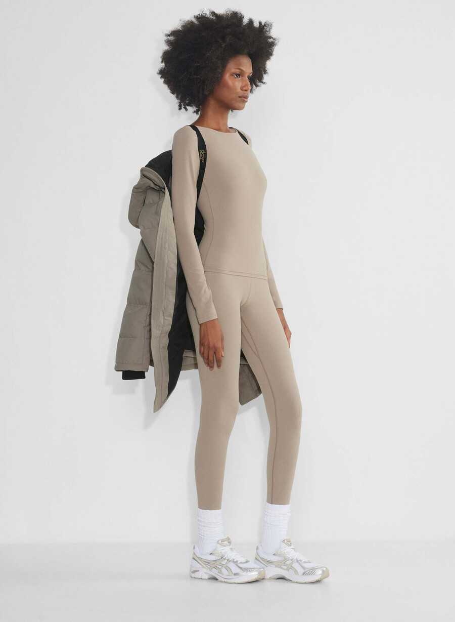 the powder parka - coldstop modern taupe
