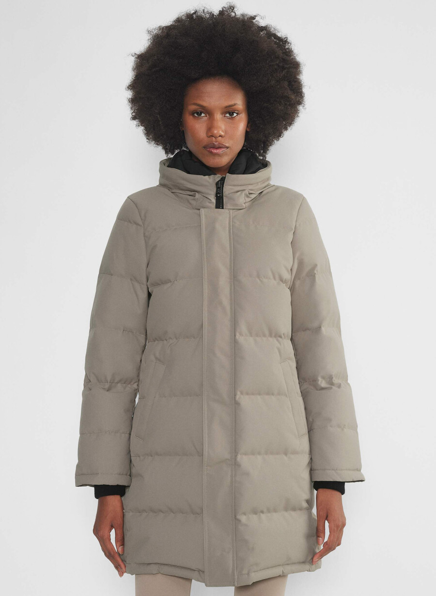 the powder parka - coldstop modern taupe