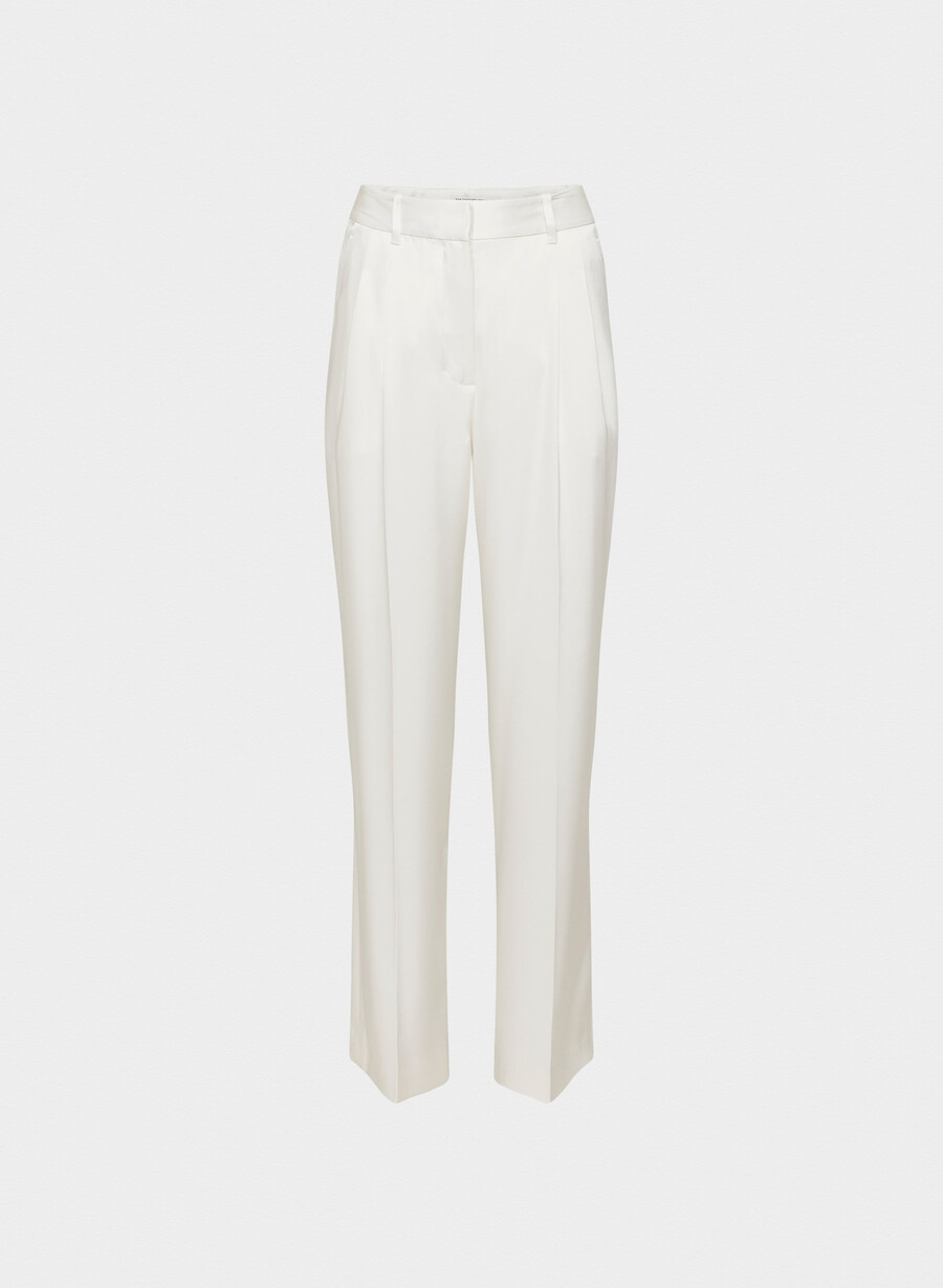 the effortless pant satin light birch
