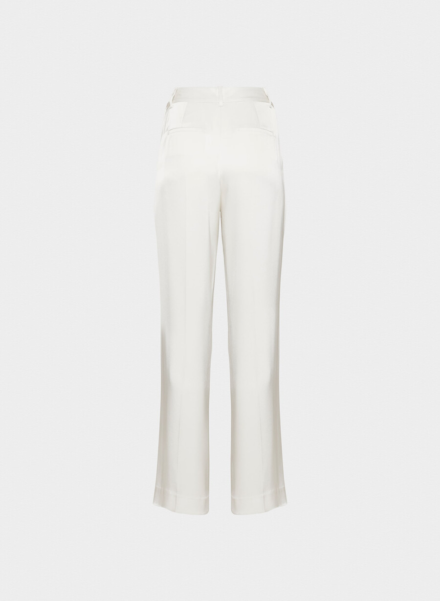 the effortless pant satin light birch
