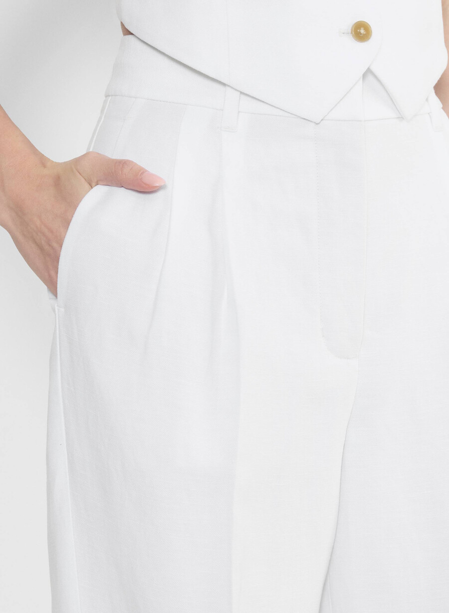 the effortless pant - cruiselinen white